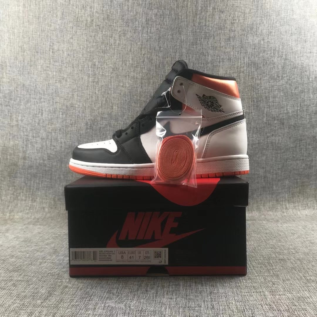 Jordan 1 Retro High OG Electro Sneakers in Orange - product image from the listing.