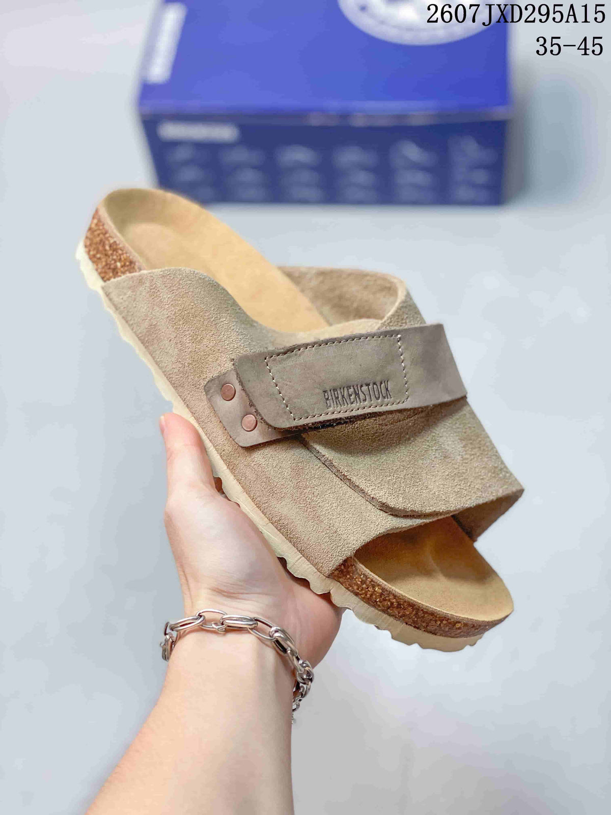 Boston Suede Clog Sandals by Birkenstock - product image from the listing.