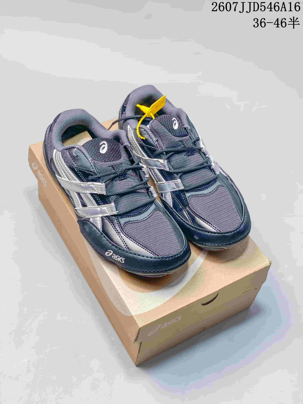 ASICS Hypersync Retro Sneakers in Navy Silver 2607JJD546A16 - product image from the listing.