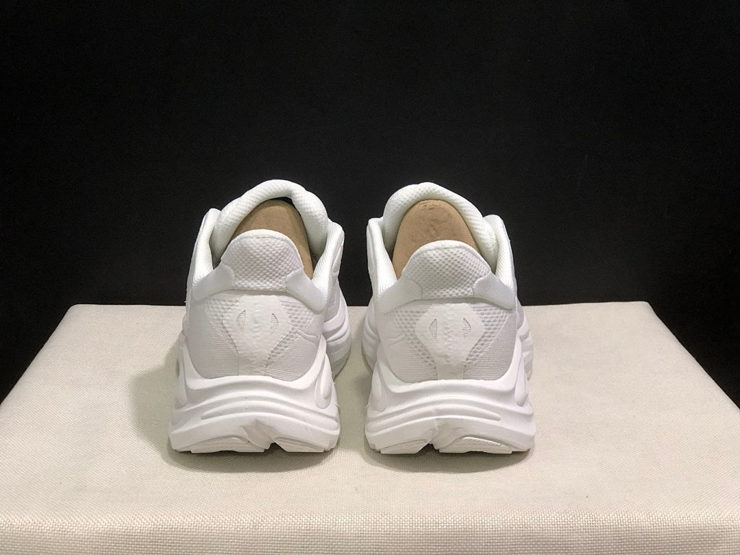 HOKA Clifton 10 Running Shoes in White - product image from the listing.