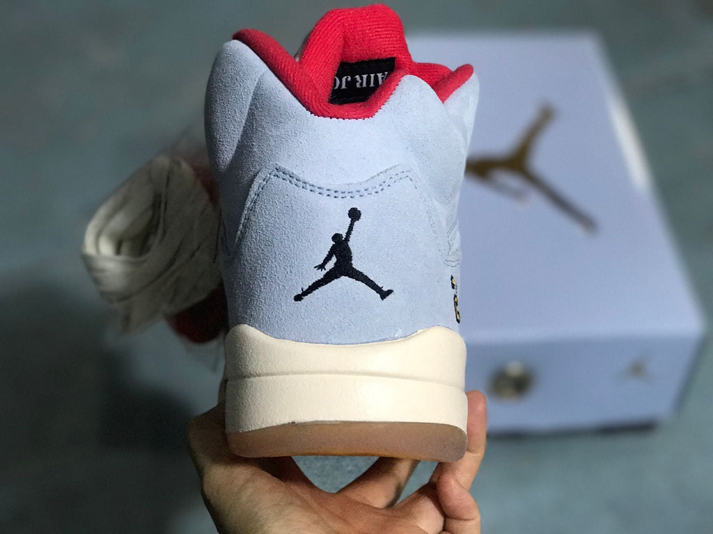 Air Jordan 5 Trophy Room SP Blue Sneakers C11899400 - product image from the listing.