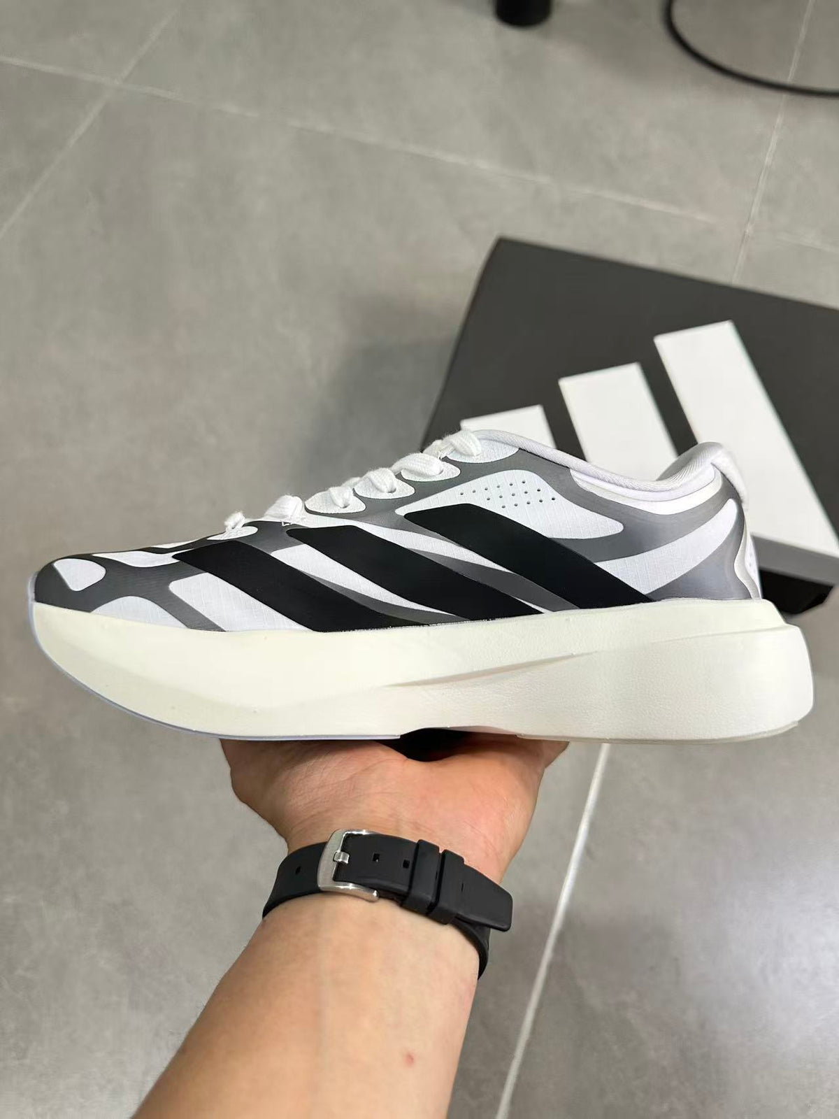 Nike Lightstrike Pro Running Shoes in White Black KI4763 - product image from the listing.