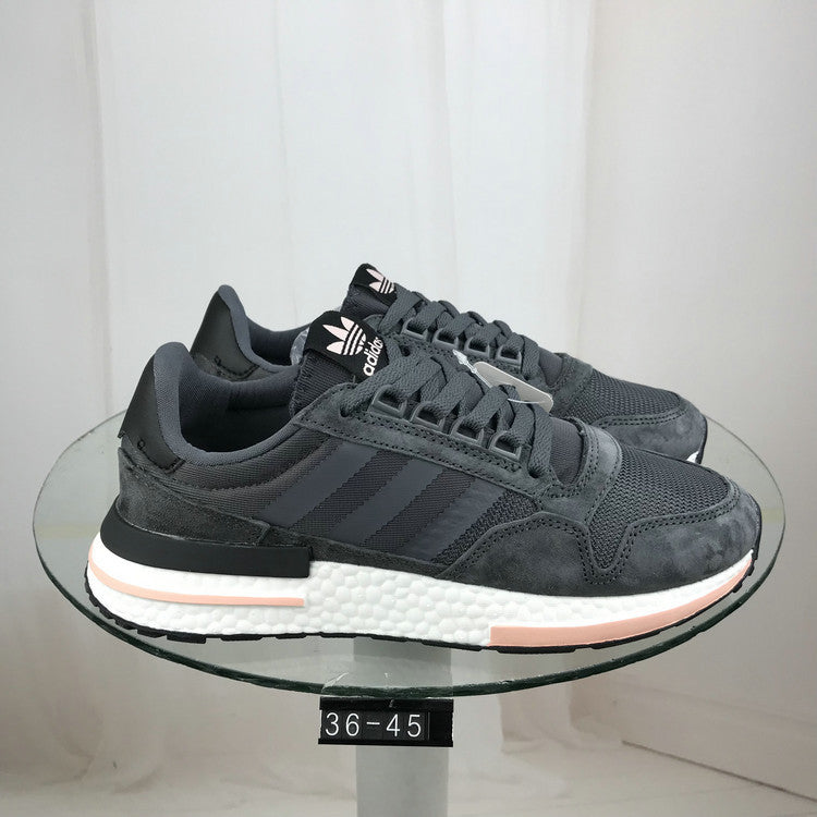 adidas Originals ZX 500 RM Boost Sneakers, in Charcoal - product image from the listing.