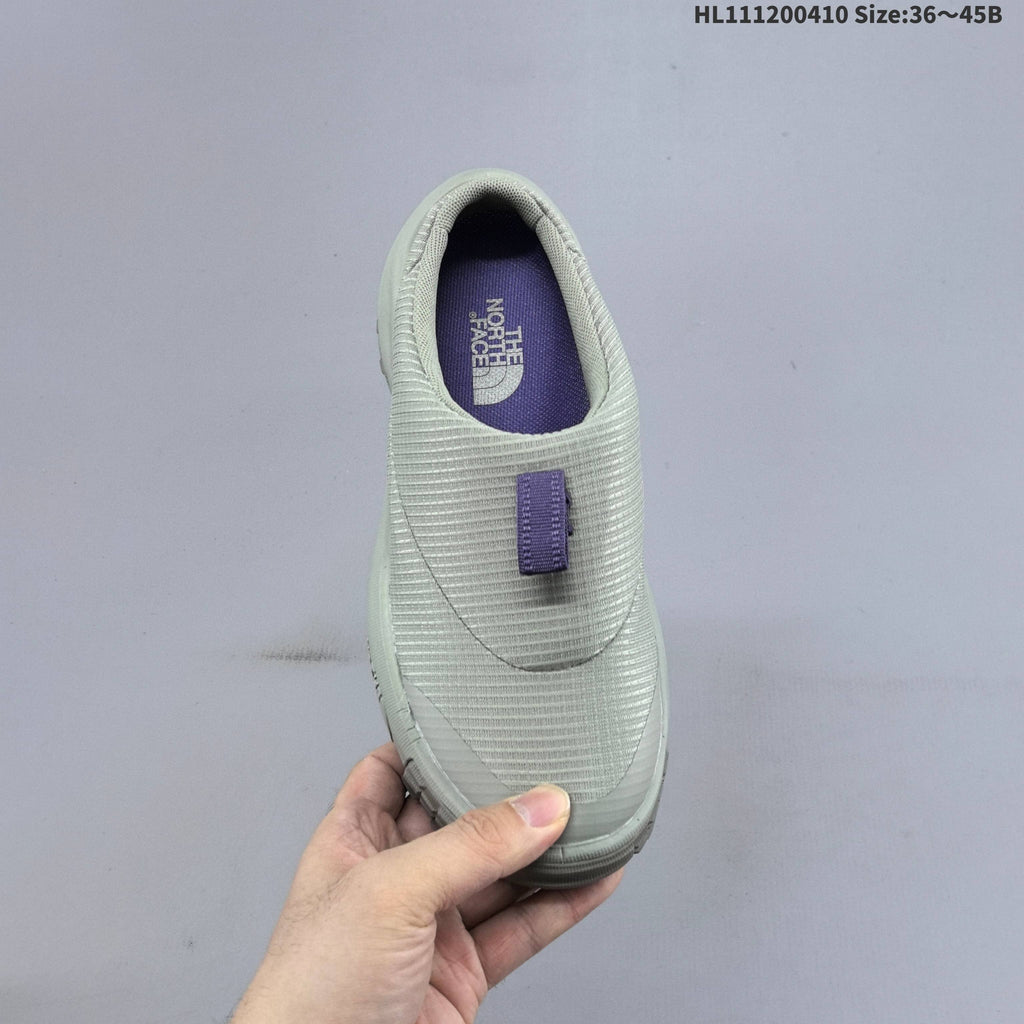 The North Face W Never Stop Mule Slip-On Shoes, Sage in Green - product image from the listing.