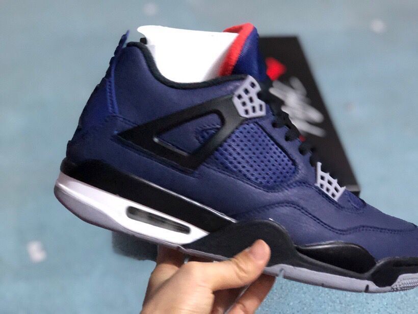Air Jordan 4 Retro WNTR Loyal Blue Sneakers - product image from the listing.