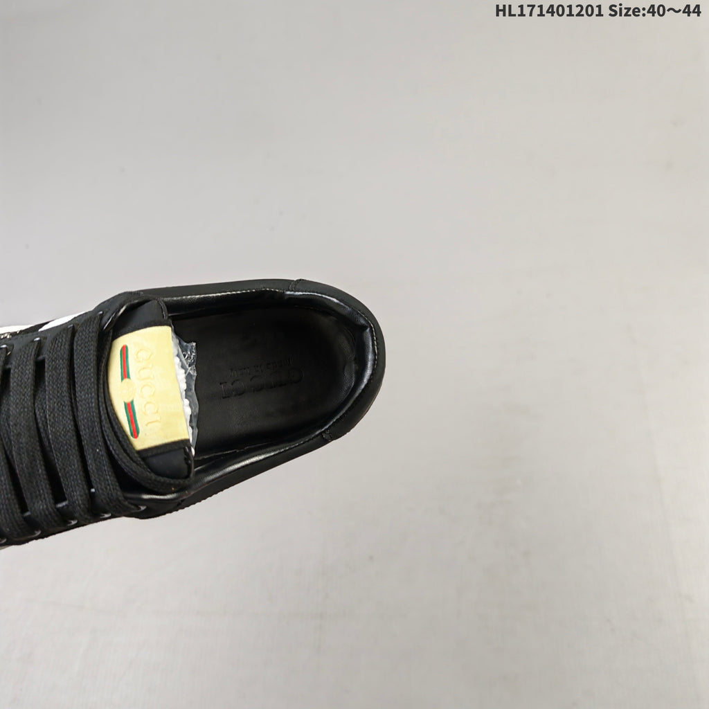 Gucci Crystal-Embellished Low-Top Sneakers in Black HL171401201 - product image from the listing.