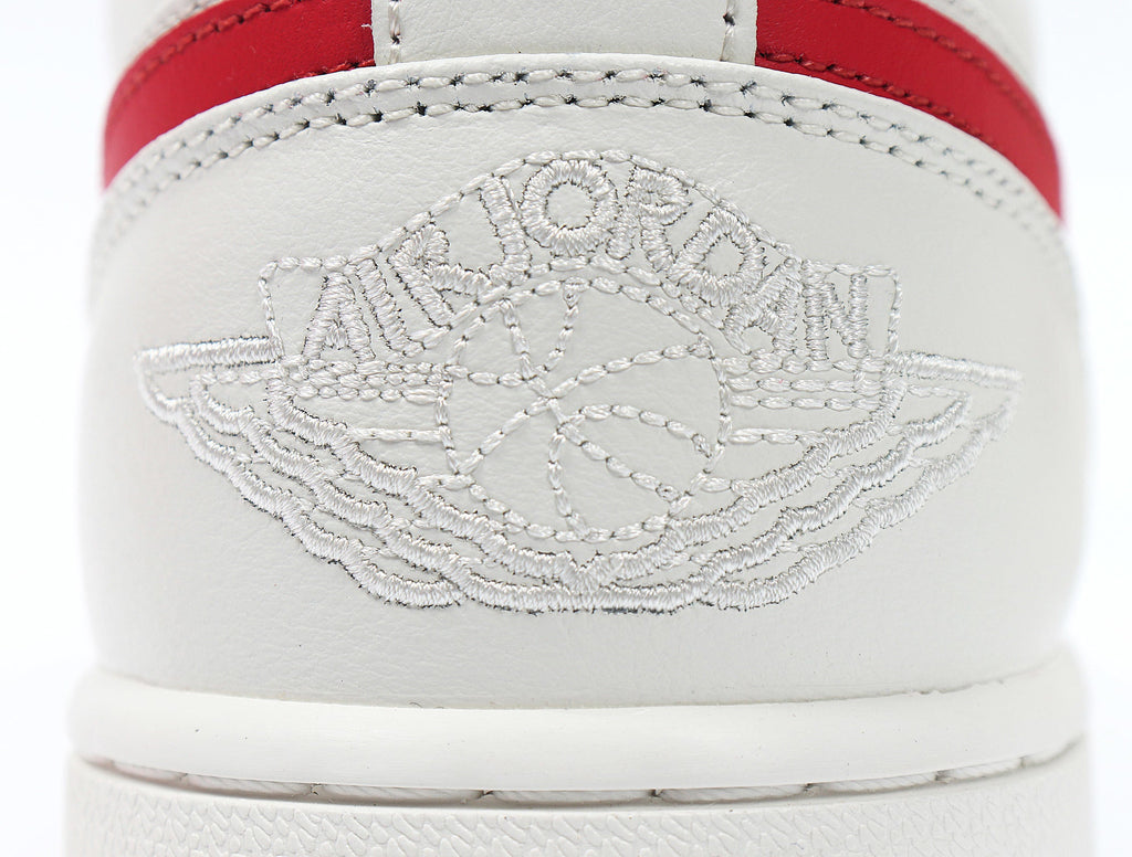 Sneakers, Sail and Red, - Jordan 1 Low AO9944-161 - product image from the listing.