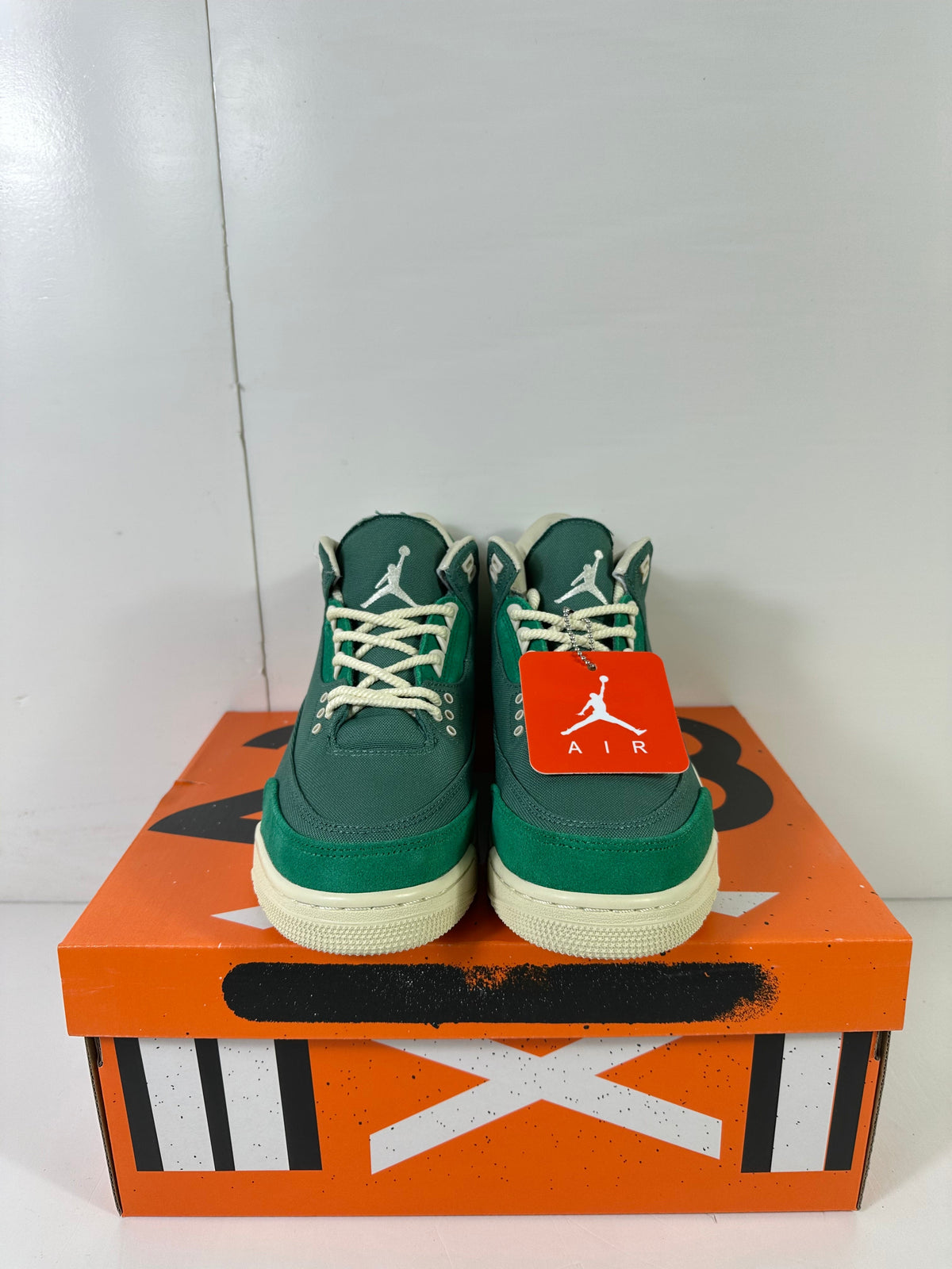 Air Jordan 3 Retro Bicoastal Green Sneakers FZ7974-300 - product image from the listing.