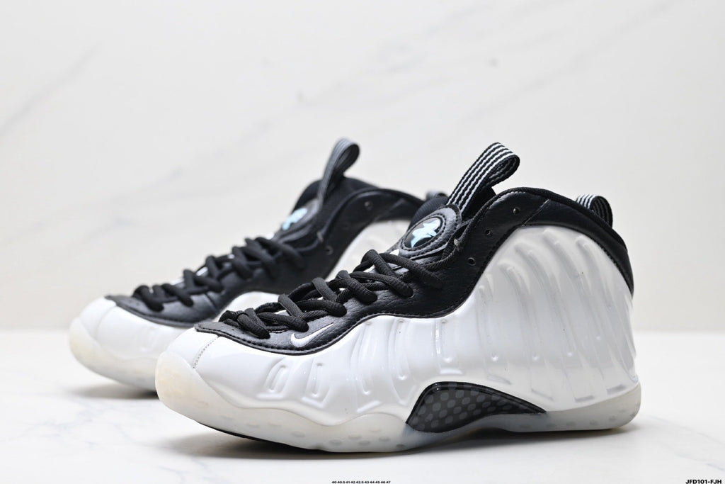 Nike Air Foamposite One Penny Sneakers in White and Black - product image from the listing.