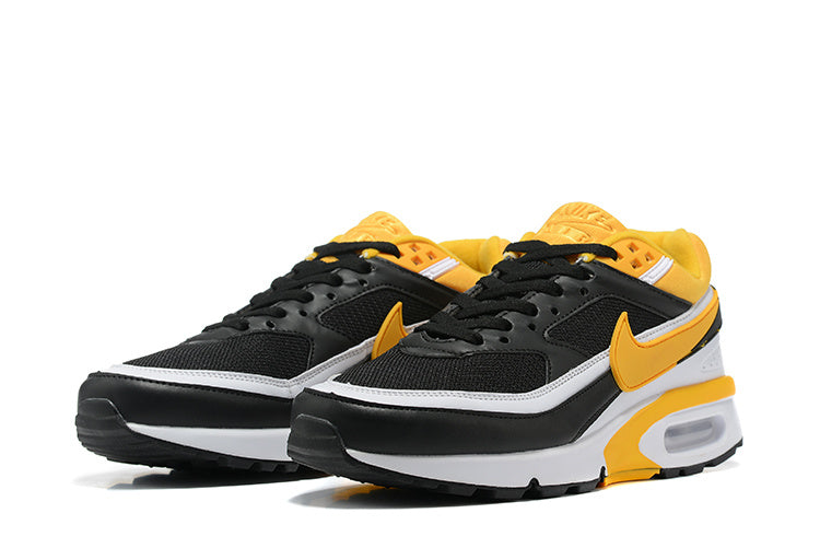 Nike Air Max BW Sneakers in Black and Yellow - product image from the listing.