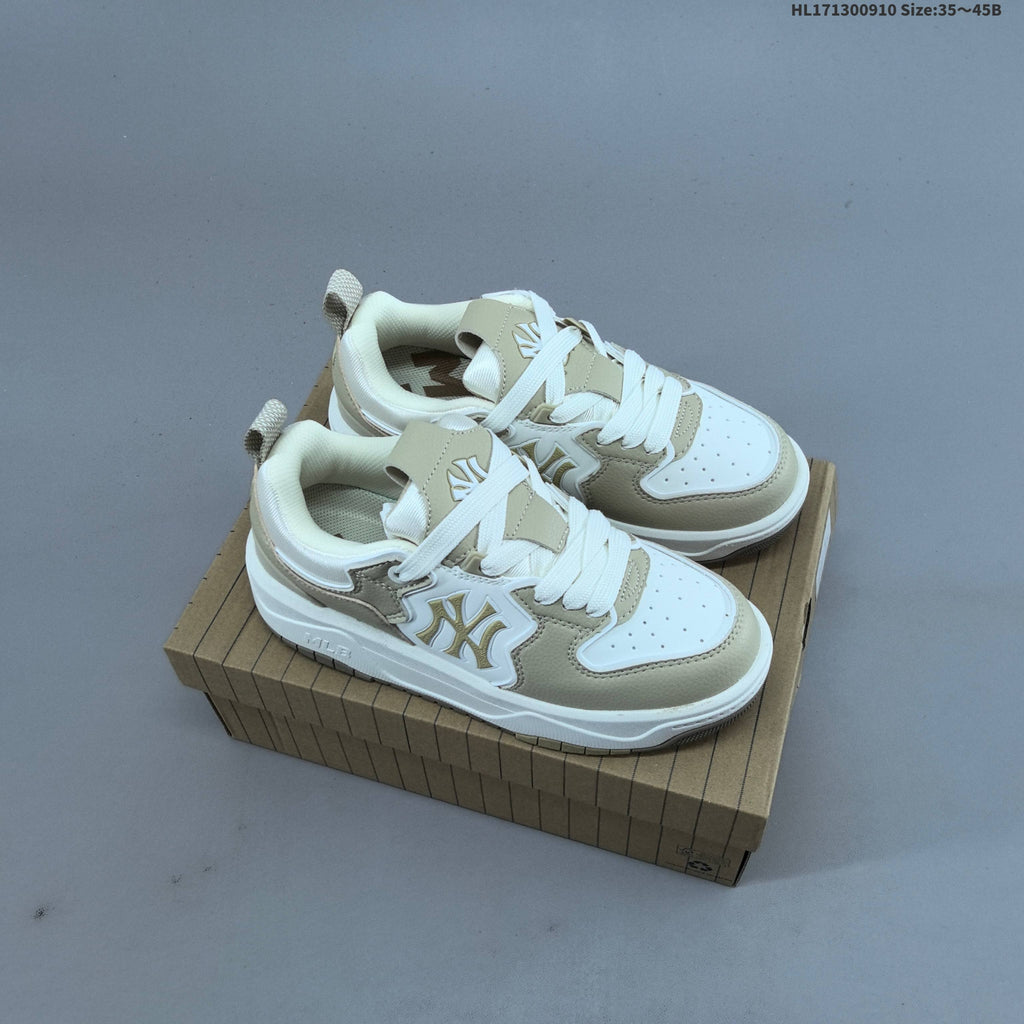 MLB Curve Liner Low-Cut Sneakers, White Multi-Color - product image from the listing.