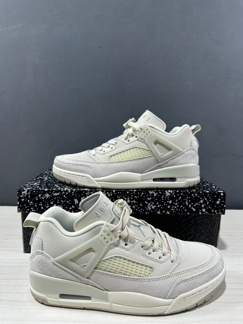 Jordan Spizike Low Sneakers in Grey IU7551-030 - product image from the listing.