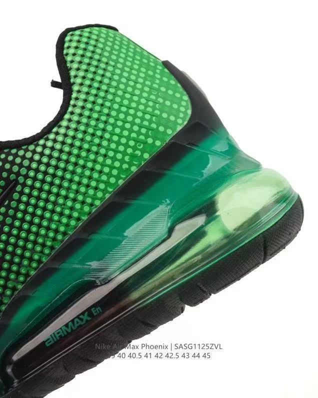 Nike Air Max Phoenix Sneakers in Black and Green SAG112ZVL - product image from the listing.