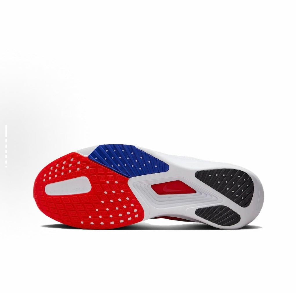 Nike Air Zoom Rival Fly 4 Running Shoes in White Red HQ3512-100 - product image from the listing.