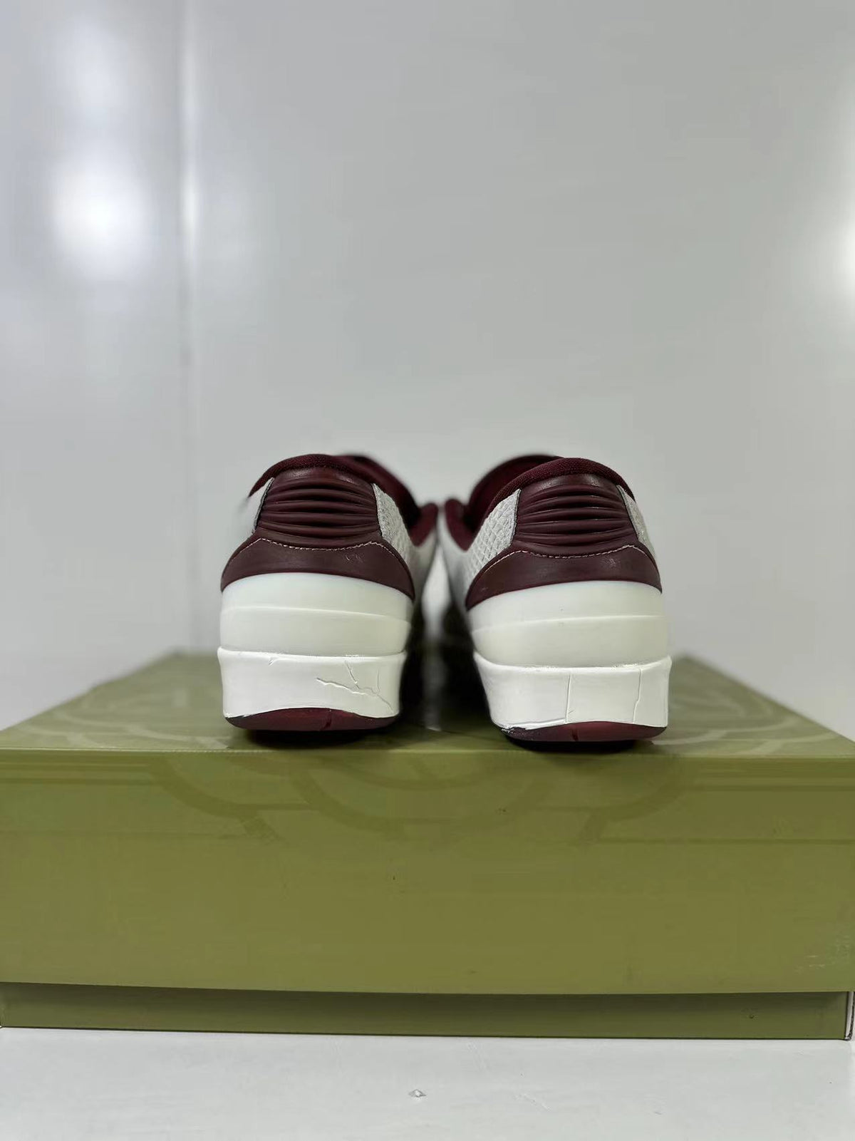 Air Jordan 2 Low White Red FJ3468-100 Sneakers - product image from the listing.