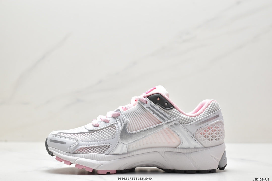 Nike Air Zoom Vomero 5 Sneakers in White, in Pink and Grey - product image from the listing.