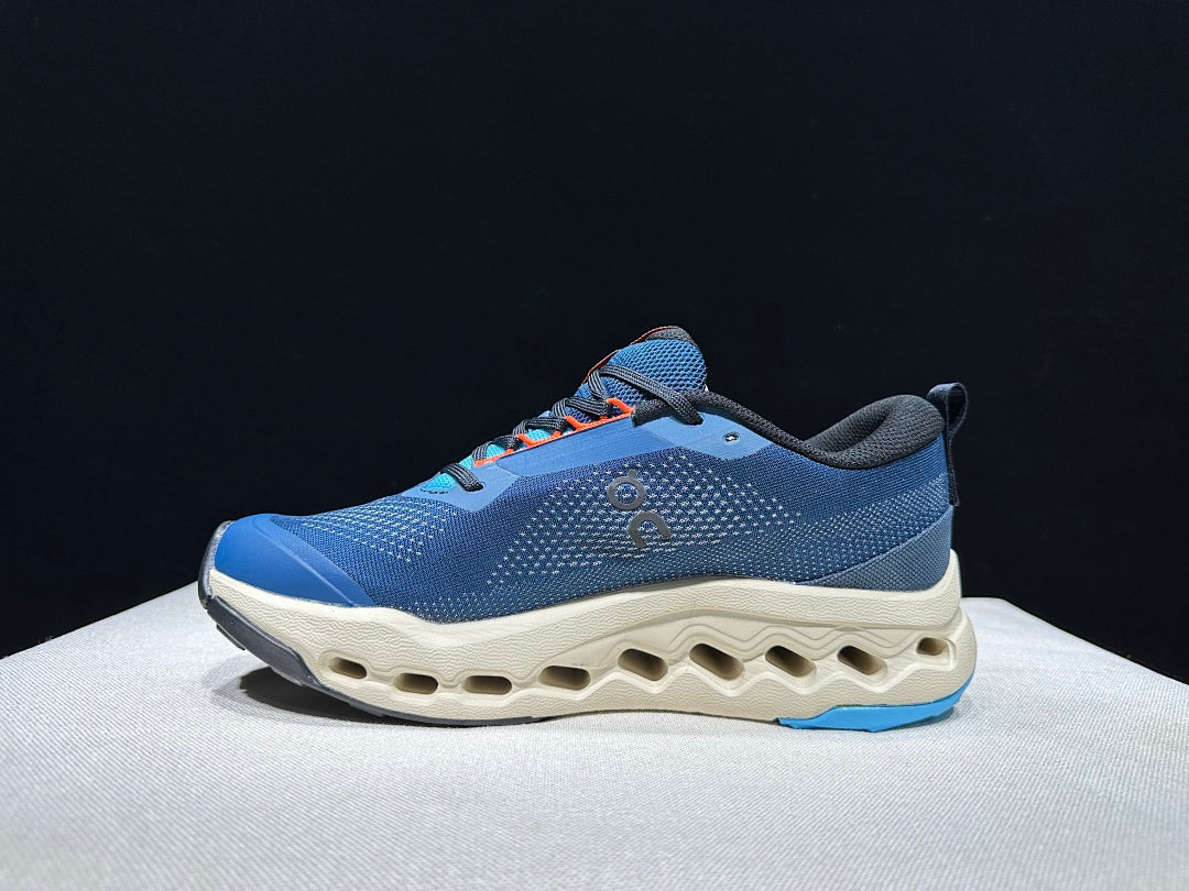 On Cloudsurfer Trail 2 Trail Running Shoes in Blue - product image from the listing.