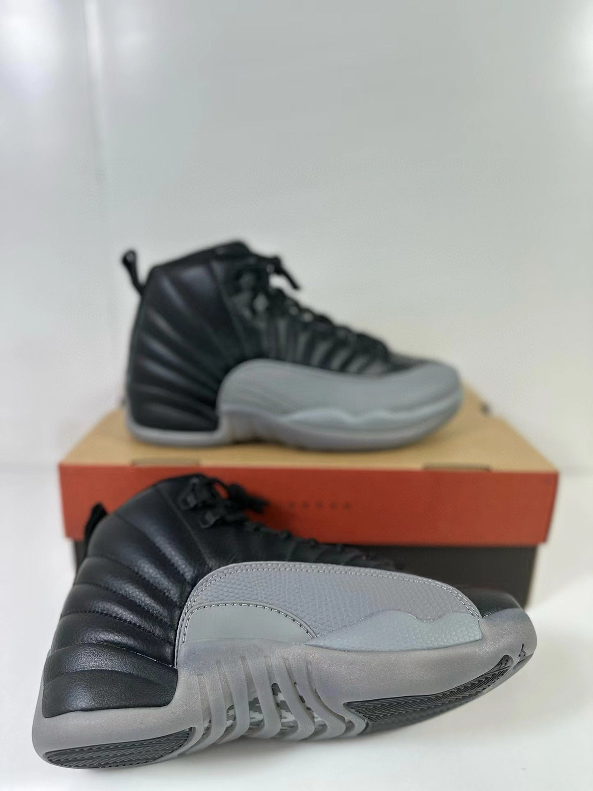 Air Jordan 12 Retro Black Wolf Grey CT8013-019 - product image from the listing.
