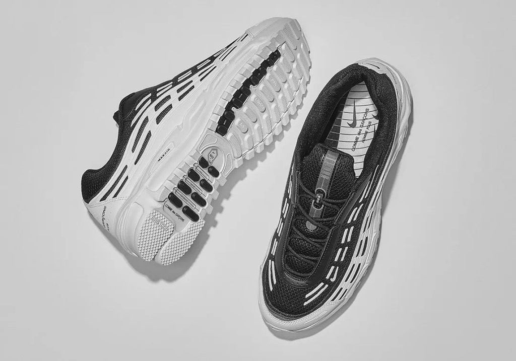 Nike Air Max TL 2.5 CDG Homme Plus in Black White HJ6539-101 - product image from the listing.