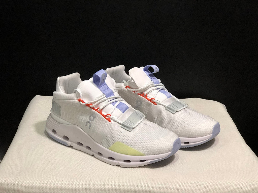 On Cloudnova 1 Sneakers in White Glacier Grey - product image from the listing.