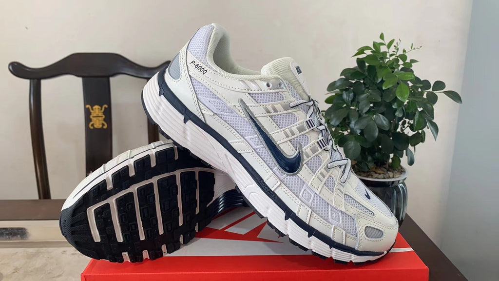 Nike P-6000 Sneakers in White Navy CD6404-108 - product image from the listing.