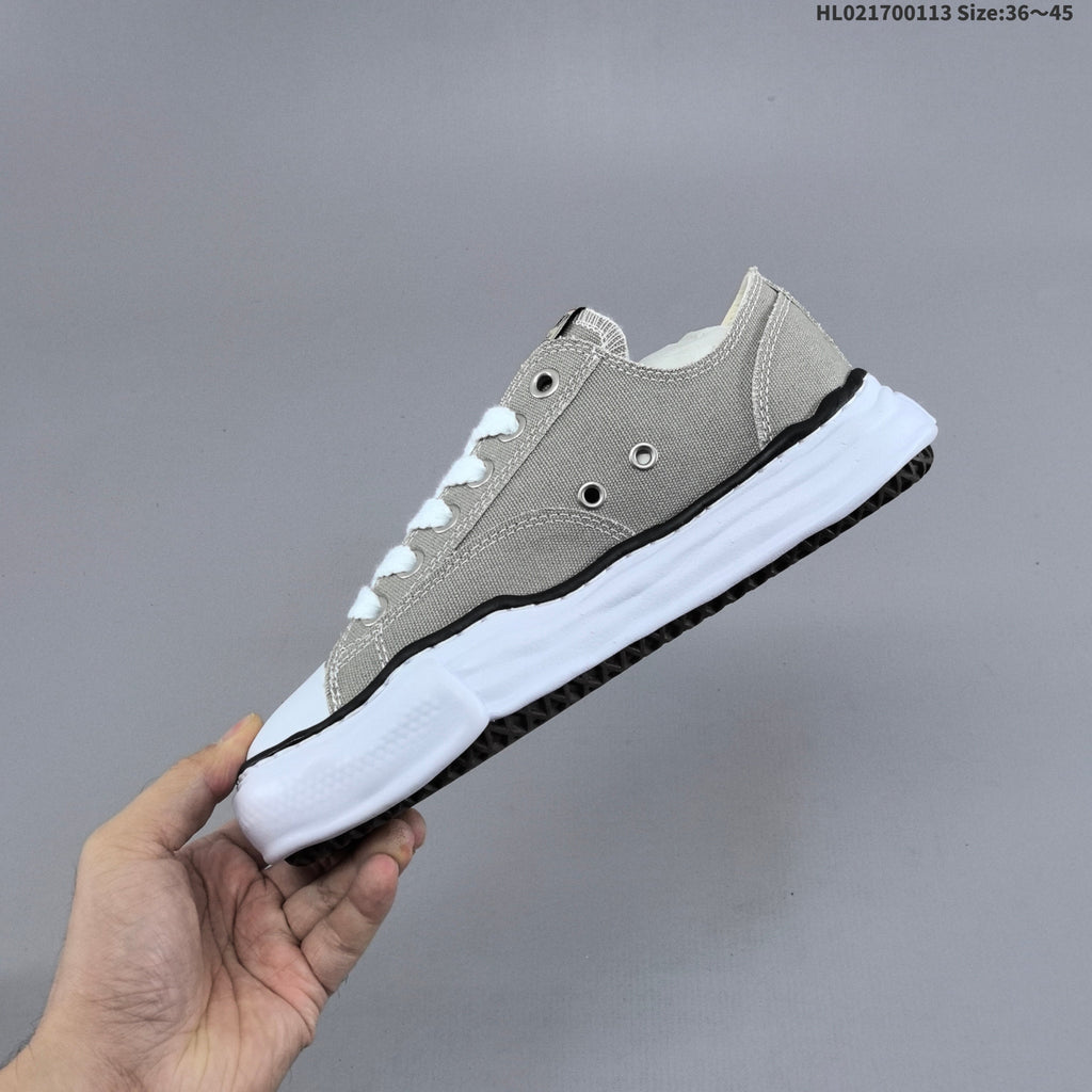 Maison Mihara Yasuhiro Original Sole Canvas Low Trainers - product image from the listing.