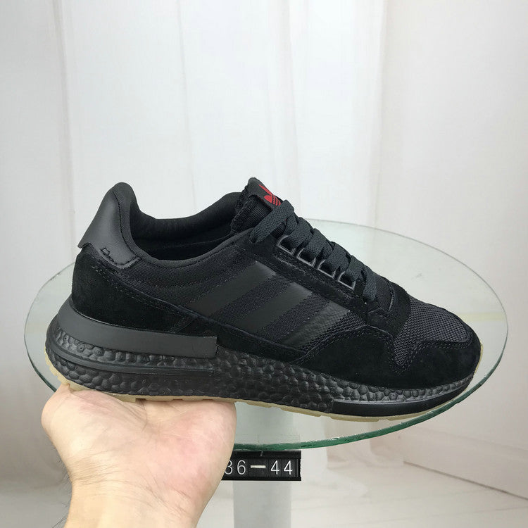adidas ZX 500 RM Sneakers in Black and Cream - product image from the listing.