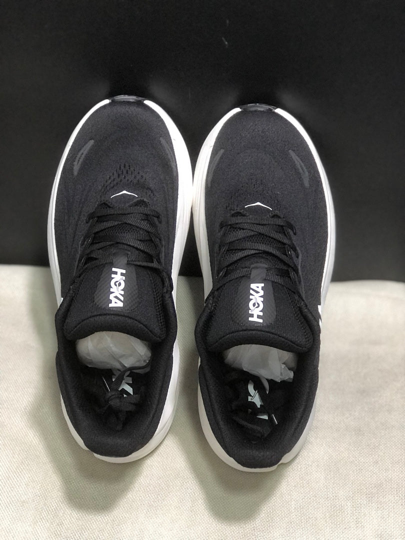 HOKA Arahi 8 Running Shoes in Black and White - product image from the listing.