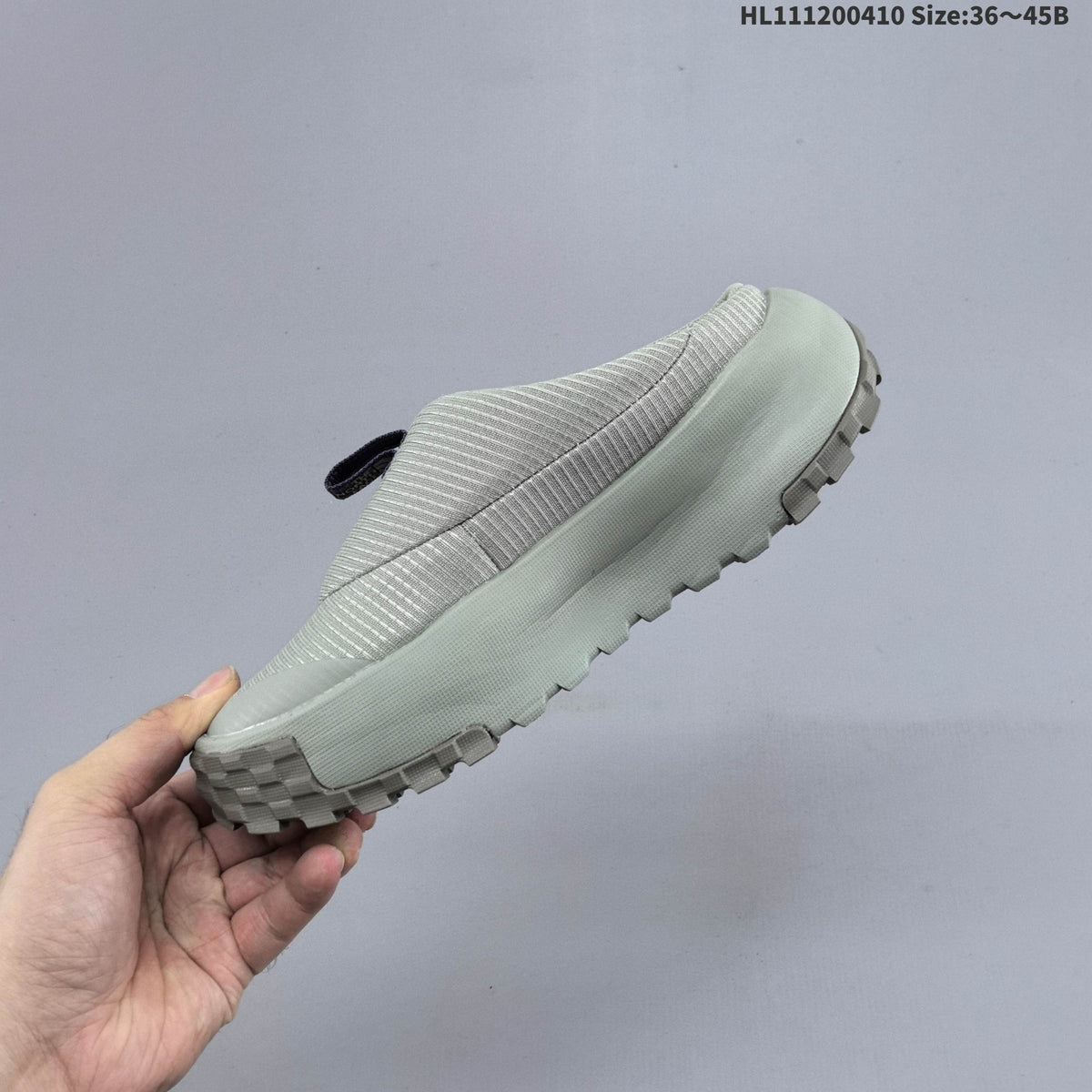 The North Face W Never Stop Mule Slip-On Shoes, Sage in Green - product image from the listing.