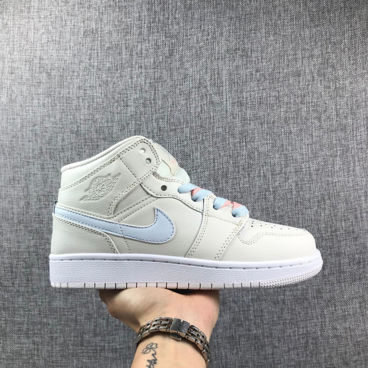 Air Jordan 1 High Pastel Multicolor Sneakers - product image from the listing.