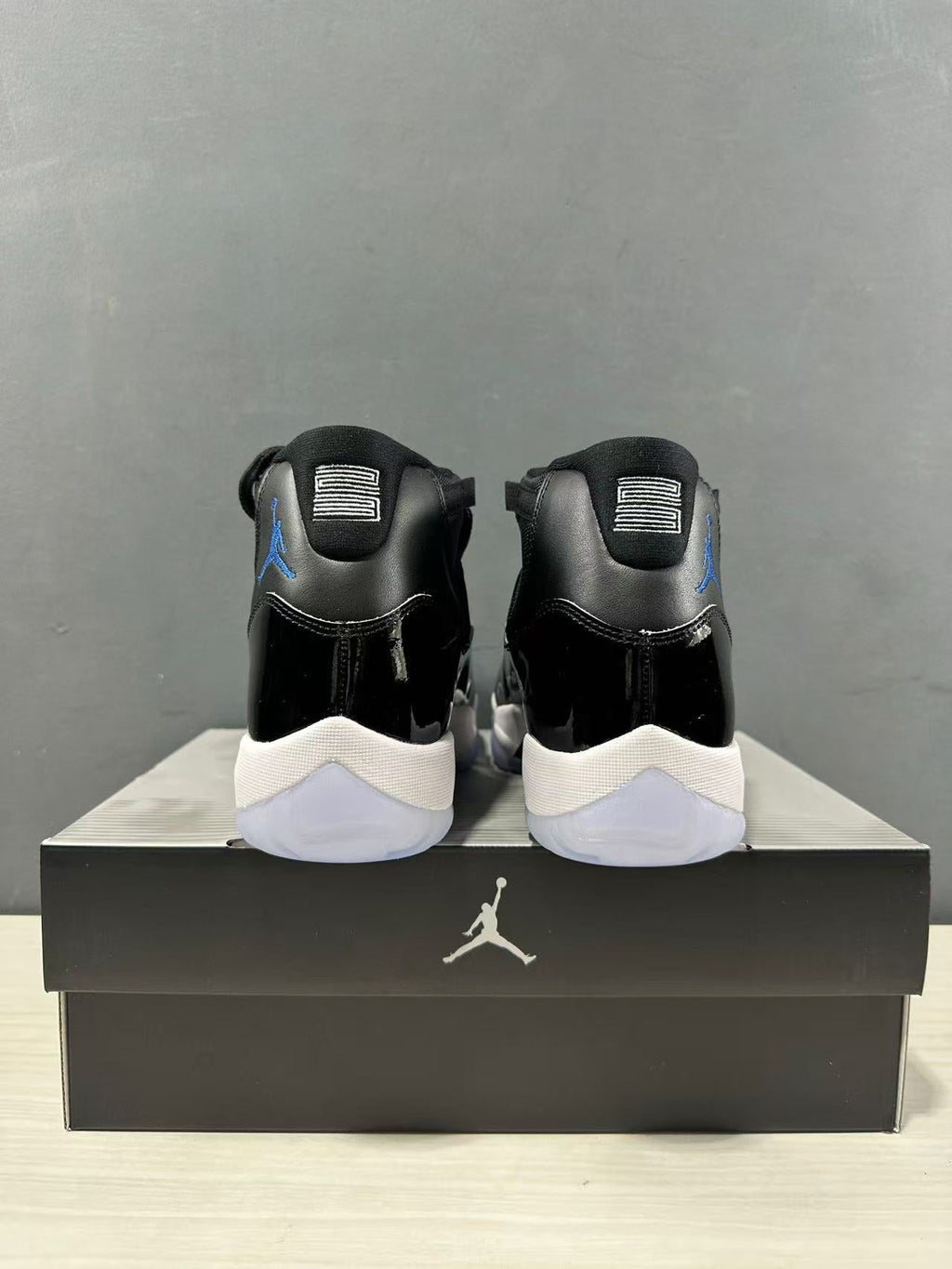 Air Jordan 11 Retro High Sneakers Black Blue CT8012-900 - product image from the listing.
