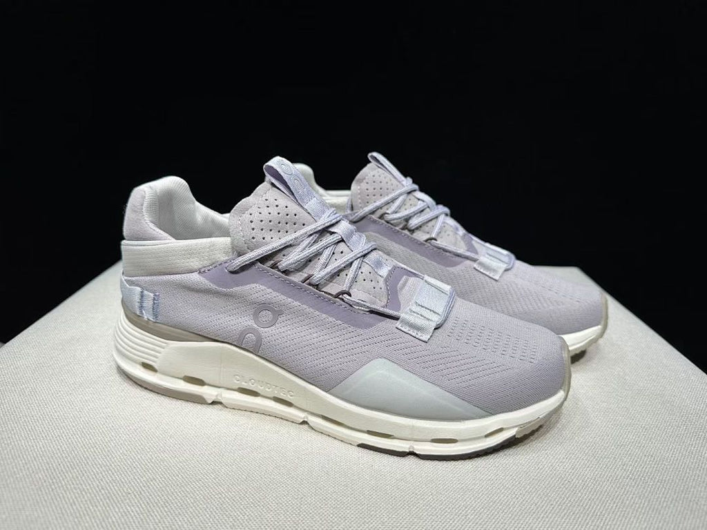 Gray and Purple On Cloudnova 2 Sneakers - product image from the listing.