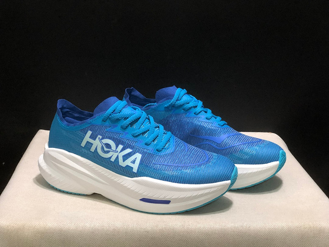 HOKA Mach X 2 Running Shoes in Blue - product image from the listing.