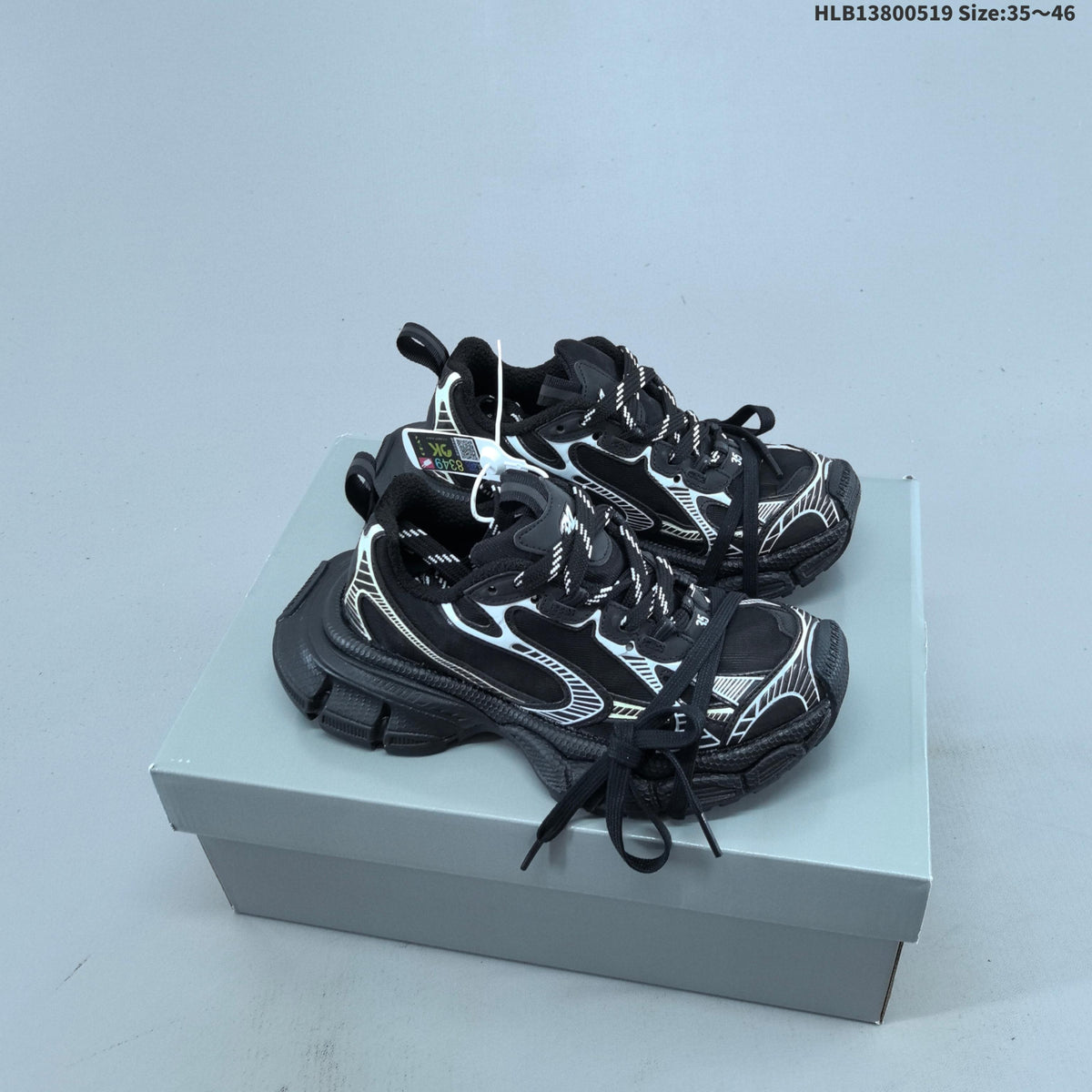 Balenciaga Chunky Trainers in Mixed Colorways - product image from the listing.