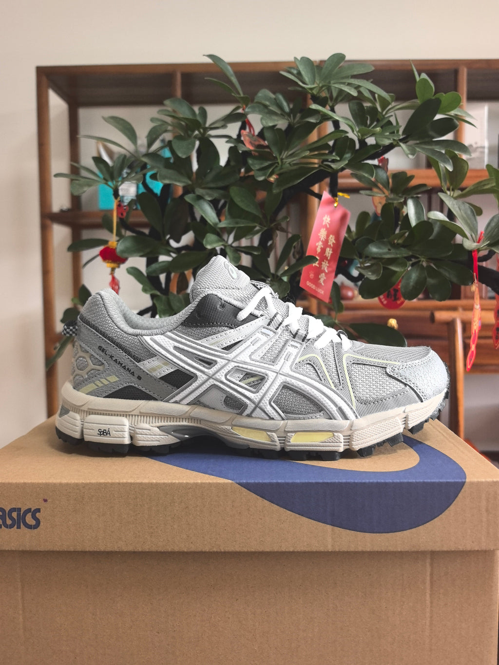 ASICS GEL-KAYANO 14 Sneakers in Gray Brown - product image from the listing.