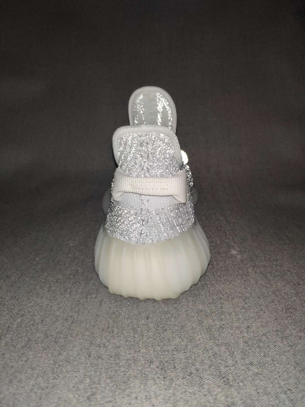 Yeezy Boost 350 V2 Sneakers in Gray Knit - product image from the listing.