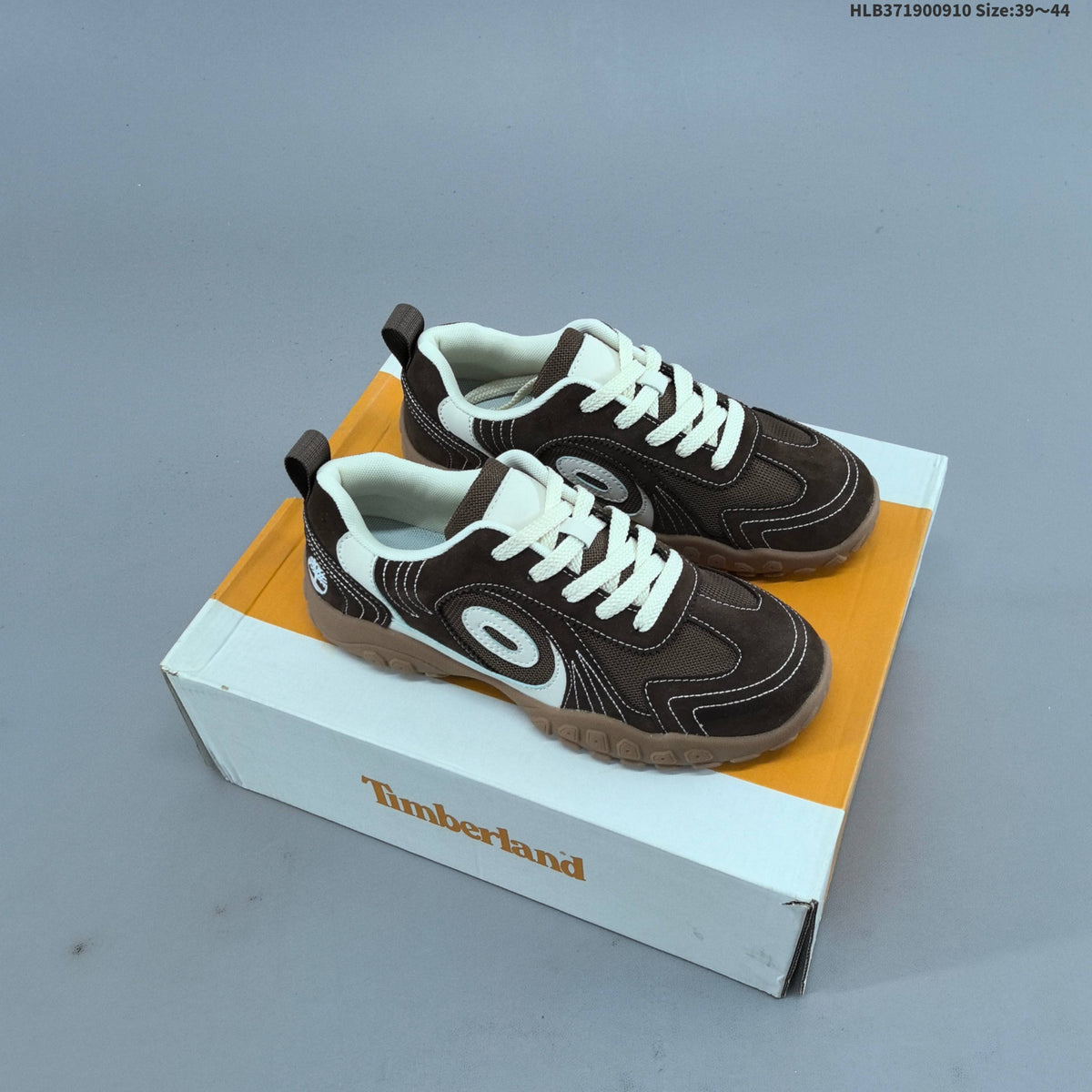 Timberland Low-Top Lace-Up Sneakers in Black or in Brown - product image from the listing.