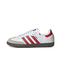 adidas Samba Low-Top Sneakers in White Red IG1025 - product image from the listing.