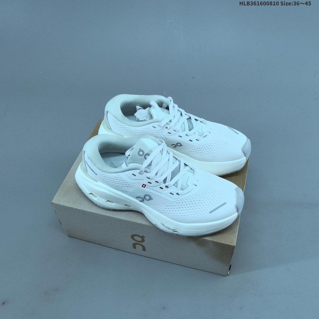 On Cloudrunner 3 Max Running Sneakers in White - product image from the listing.