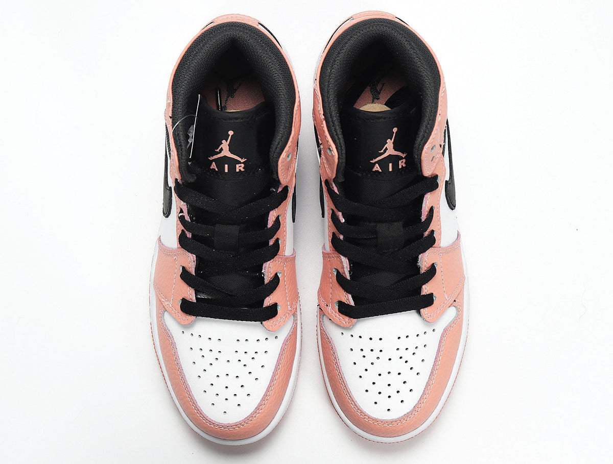 Quartz Pink Sneakers Style - Jordan 1 Low 555112-603 - product image from the listing.