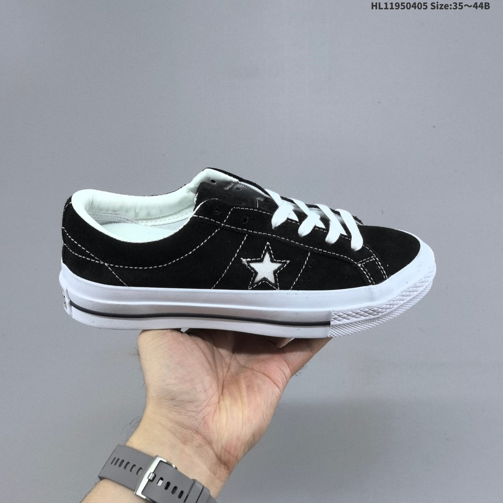 Converse One Star SNL Low-Top Sneakers in Black White - product image from the listing.