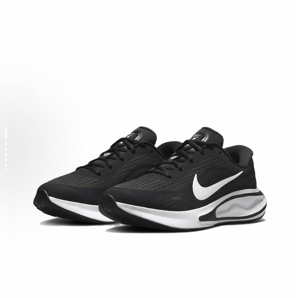 Nike Journey Run Road Running Shoes in Black White FN0228-001 - product image from the listing.