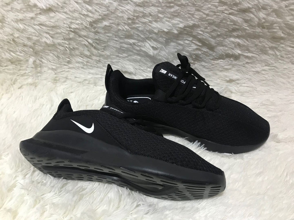 Nike Sportswear Black Mesh Low-Cut Sneakers - product image from the listing.