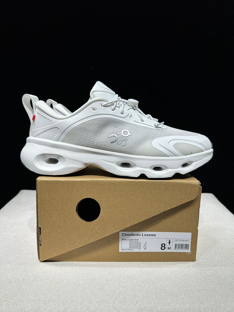 On x LOEWE Cloudventure 3.0 Sneakers in White - product image from the listing.
