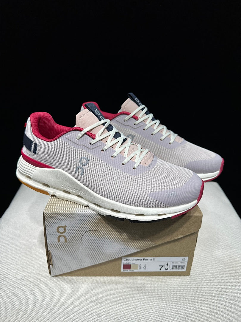 On Cloudnova Form 2 Trainers in Fade Orchid - product image from the listing.