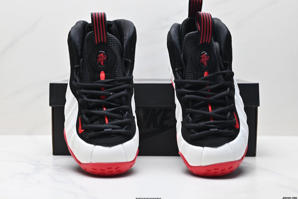 Nike Air Foamposite One Penny Hardaway Sneakers in Red Black - product image from the listing.