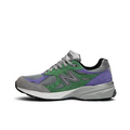 New Balance M990SR3 Sneakers in Green, in Purple and Grey - product image from the listing.
