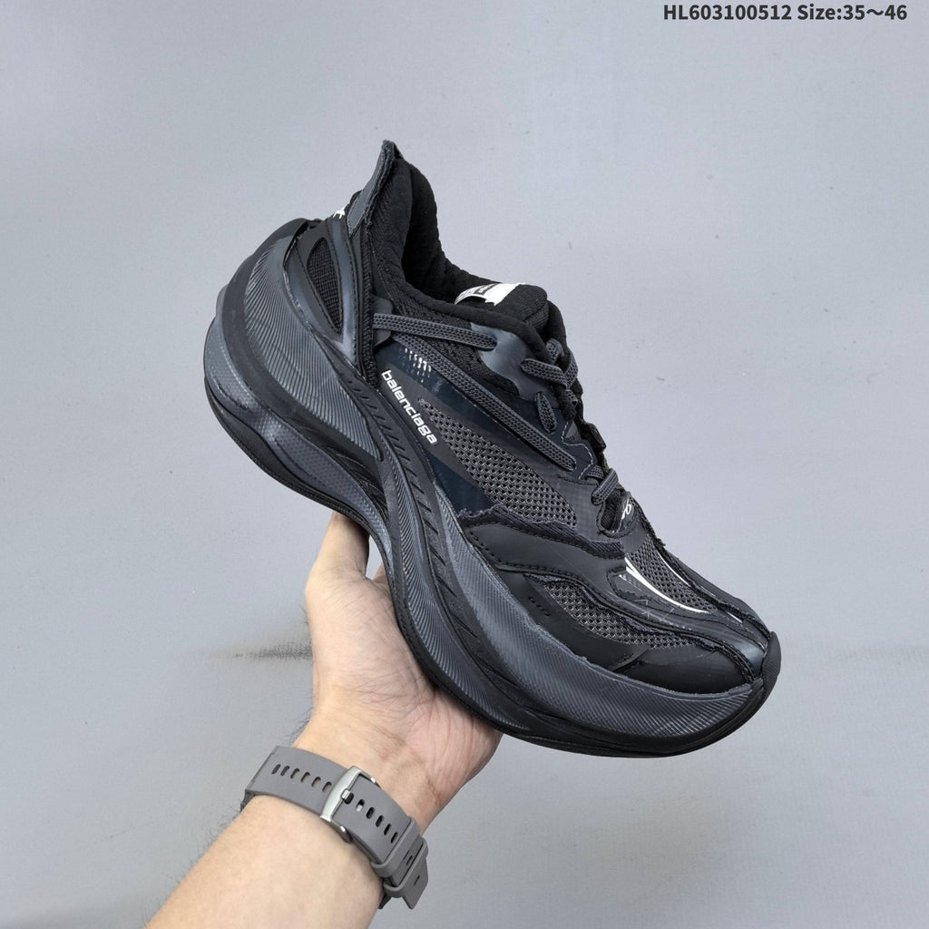 Charcoal Gray Balenciaga Triple S 2 Sneaker - product image from the listing.