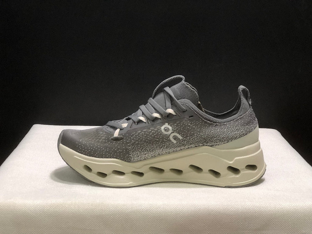 On Cloudsurfer Max Running Shoes, Asphalt in Gray - product image from the listing.