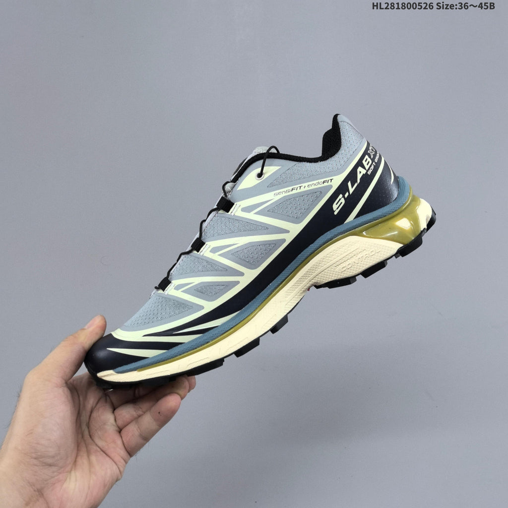 Salomon XT-6 Expanse Trail Running Sneakers in Grey - product image from the listing.